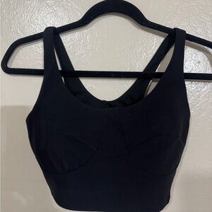 New* Lululemon Black Crop Bralette Top - Women Intimates